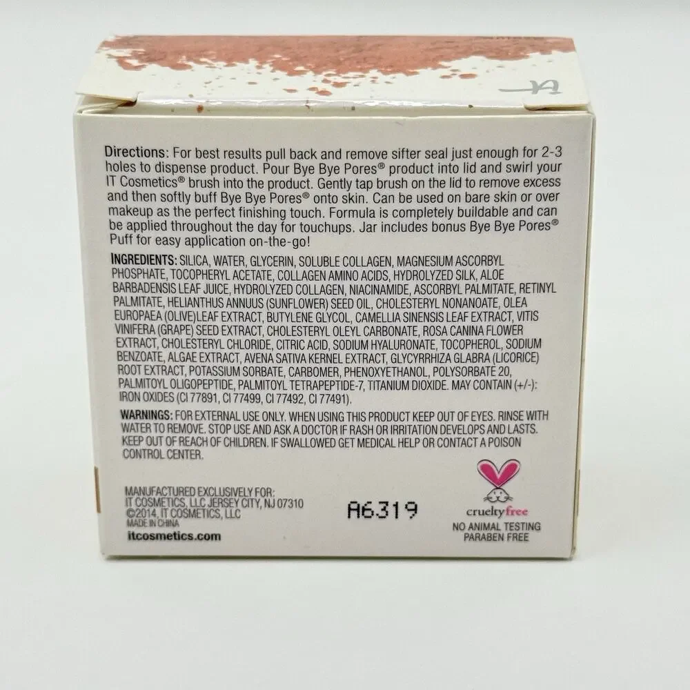 IT Cosmetics Bye Bye Pores Finishing Powder Medium Tinted Sealed